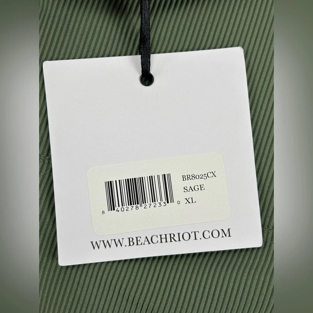 Beach Riot | Ayla Ribbed Leggings |‎ Sage | Women’s Size XL | NWT